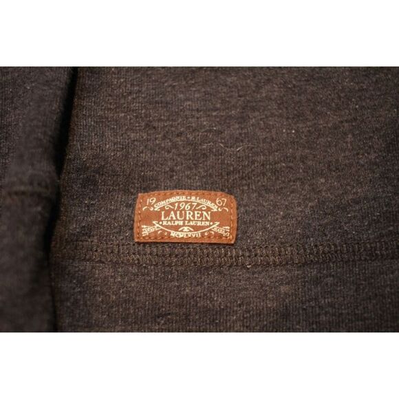 Vintage Lauren Ralph Lauren Women's Long Sleeve Zip Shirt - Size Small - Picture 2 of 6